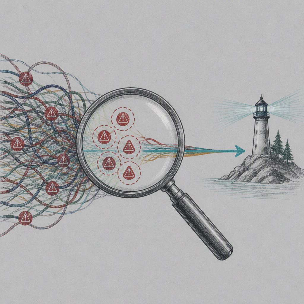 Editorial illustration for “Microsoft Foundry SDK: Part 13 - Use Insights to find recurring agent problems”.